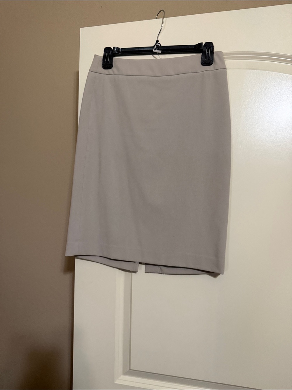 Calvin Klein Light Gray Pencil Skirt
